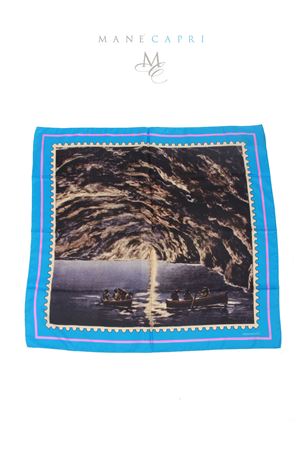 Silk foulard Blue Grotto Capri Laboratorio Capri | GROTTA AZZURRAAZZURRO